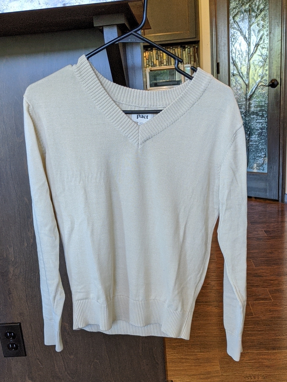 Pact V Neck Sweater